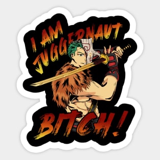 Juggernaut Dota 2 X Zoro One Piece Sticker